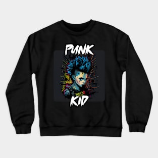 Graffiti Style - Cool Punk Kid 2 Crewneck Sweatshirt